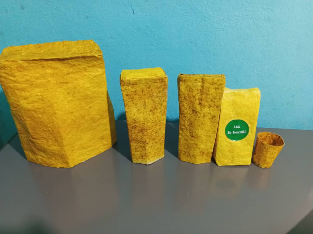 Bioemballage à effet barrière à base de déchets de plantain